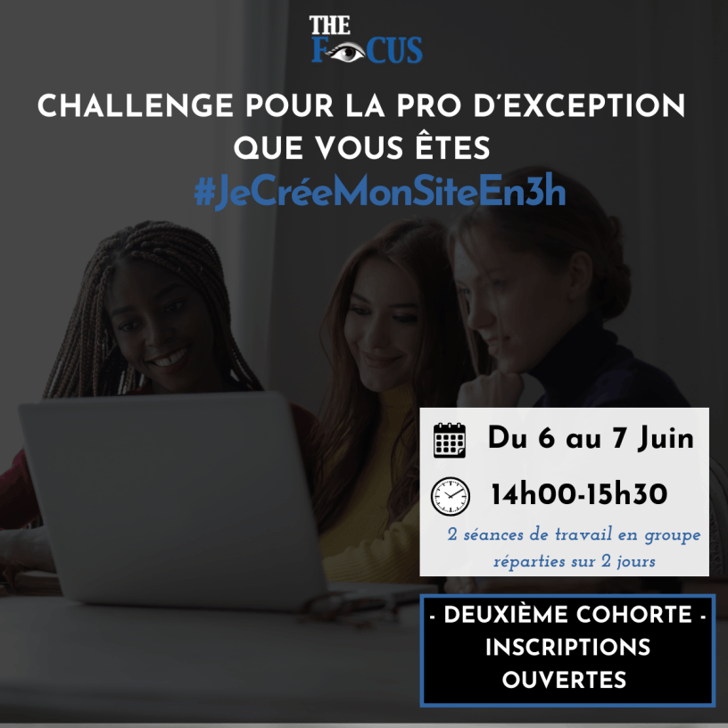 The Focus Live - Challenge #JeCréeMonSiteEn3h