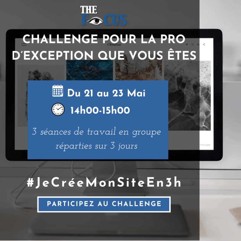 The Focus Live - Challenge #JeCréeMonSiteEn3h